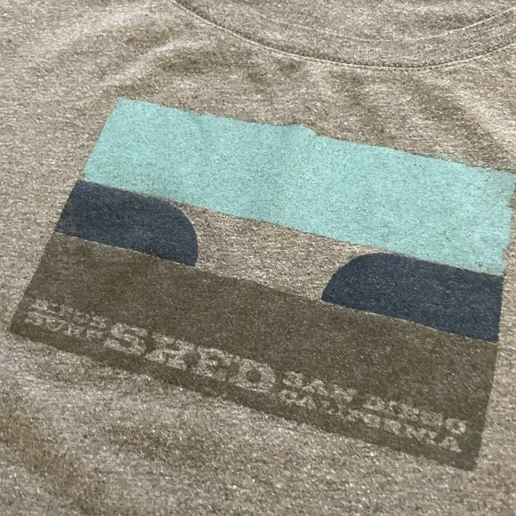 EUC! San Diego Bird's Surf Shed gray shirt - sz. L - Picture 2 of 5